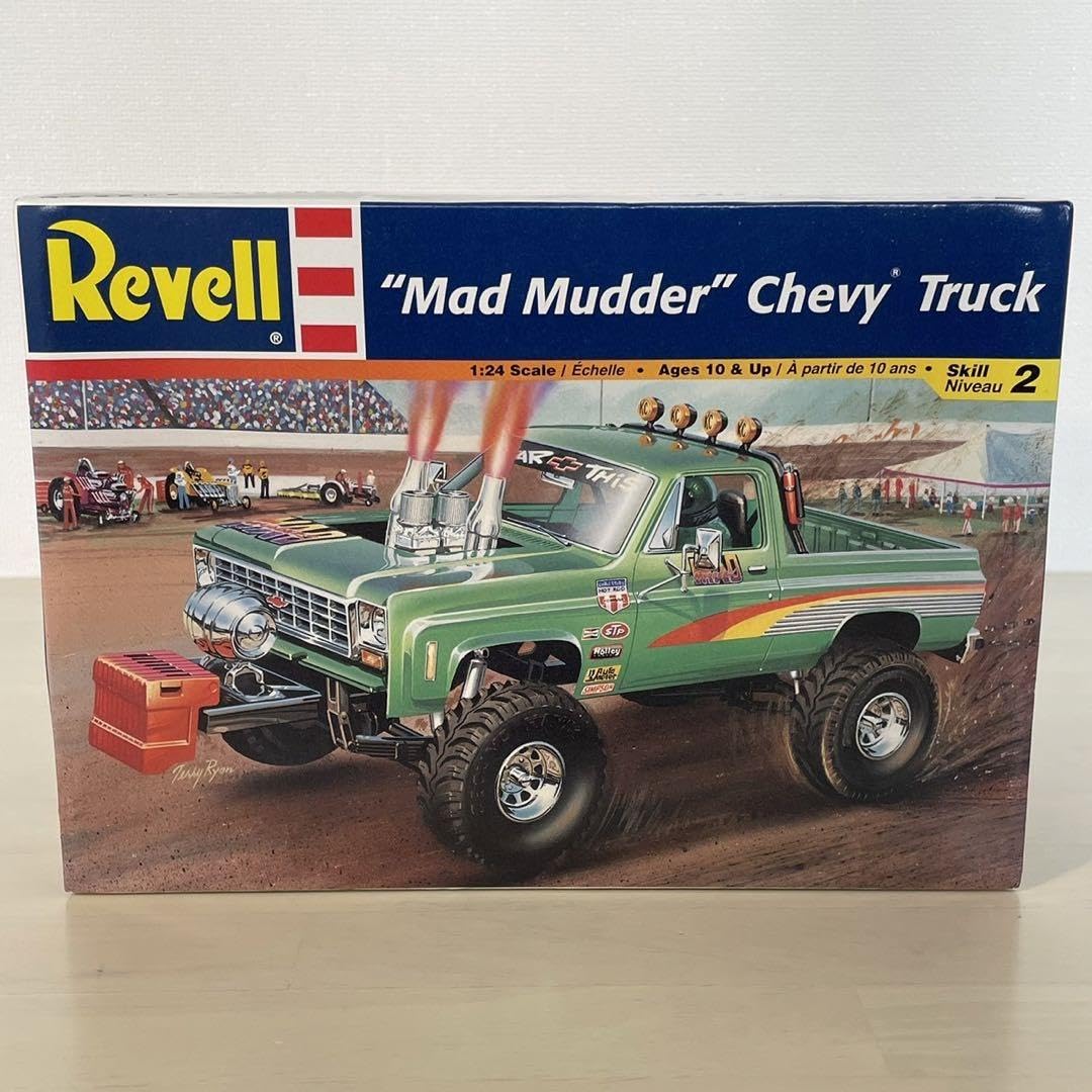 自動車 Revell Mad Mudder Chevy Truck 1/25 1978 Chevy Blazer Pulldozer Mad Mudder 1/24 Scale Model Kit
